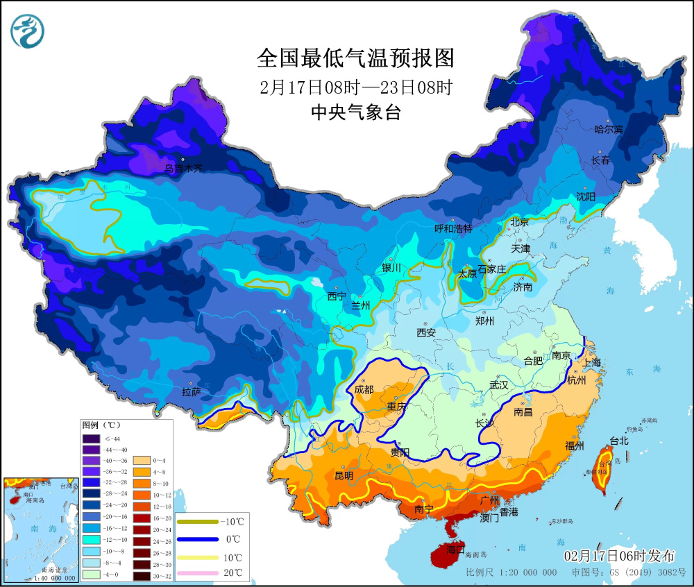 寒潮大风沙尘暴！中央气象台三预警齐发，部分地区降温幅度超20℃