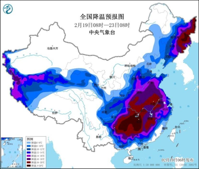 今日“雨水”，中东部大范围雨雪天气还将持续三天