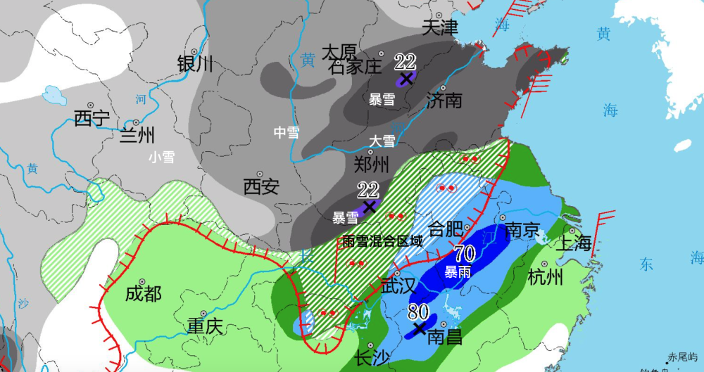 南方多地电闪雷鸣，雨水节气变惊蛰？分析：将是持续雨雪冰冻引擎