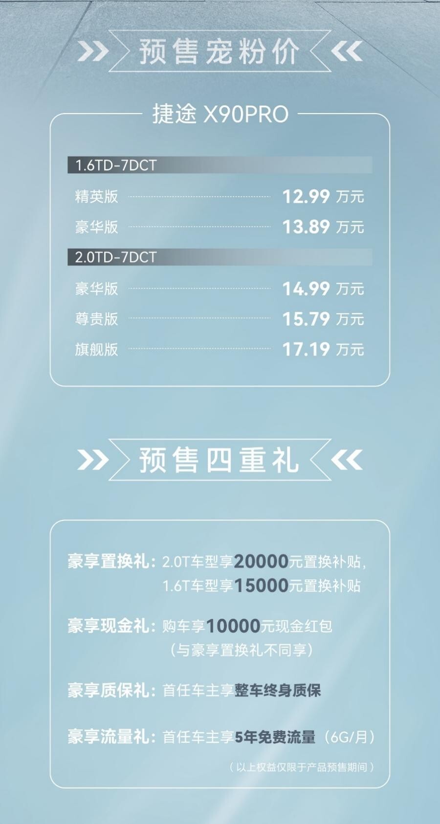 12.99万元起！大家庭要开大七座，捷途X90PRO开启预售