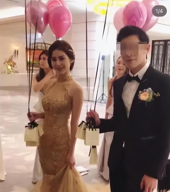 汪小菲现任女友婚史被扒！婚礼现场照片曝光，前夫疑似富二代