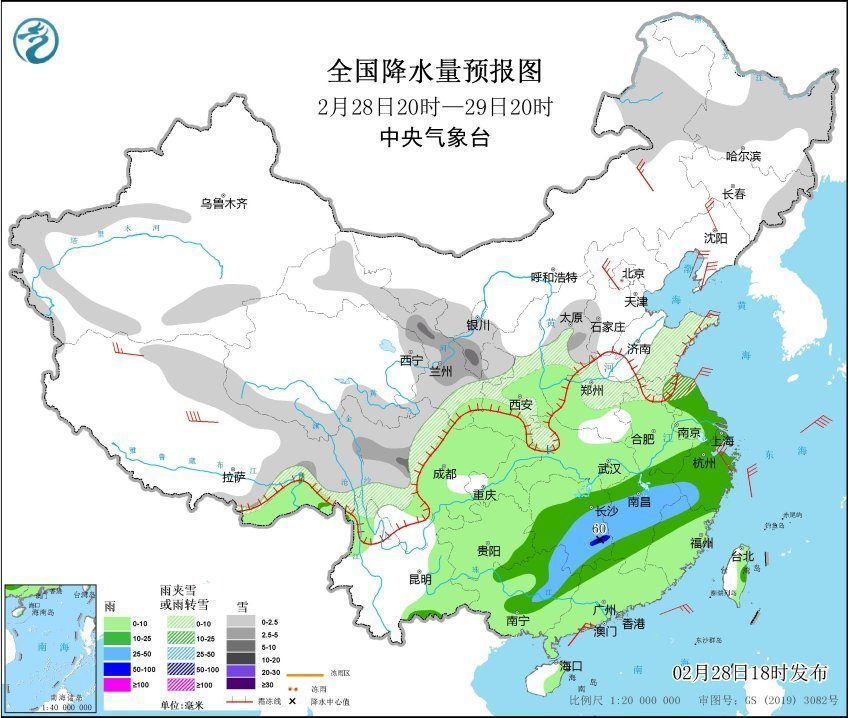 强冷高压现身西伯利亚，大范围雨雪一触即发！预报：南方三省打雷