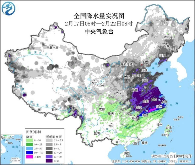 超凶特大暴雪对准西藏，会下到南方来？权威预报：大范围雨雪确定