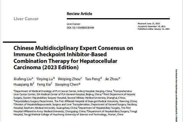 肝细胞癌联合治疗中国专家共识发布