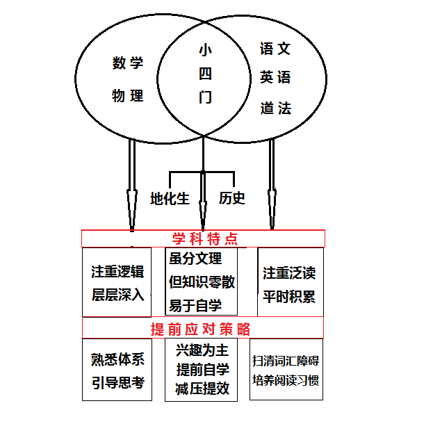 初中10门课，如何从小学打基础？