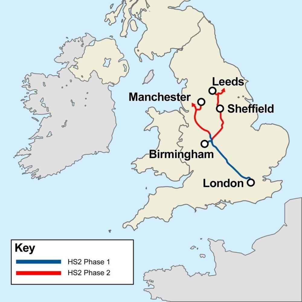 英国建全球最贵高铁，单价是中国20倍，要建到2040年？慢工出细活