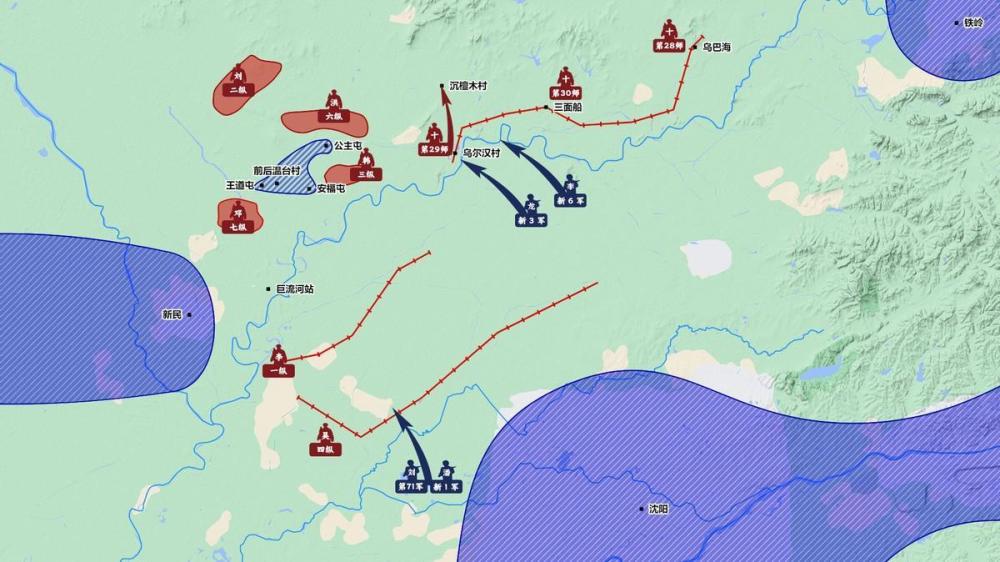 公主屯战役：陈诚战场微操，钟伟5师率先冲阵，成功突破战场僵局