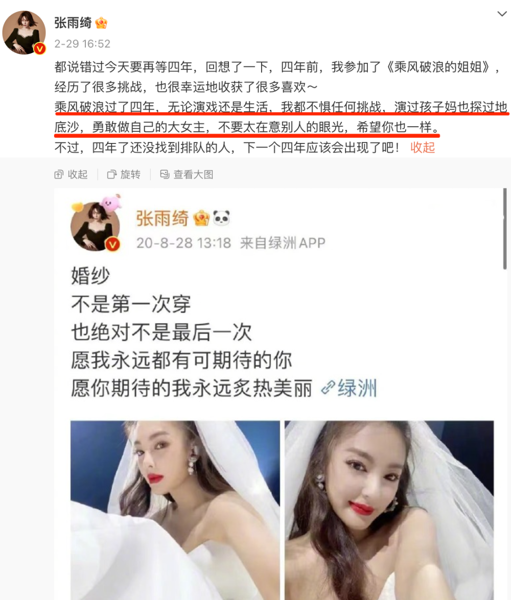 结婚两次离婚两次，生了一对龙凤胎，37岁的张雨绮开始相亲了