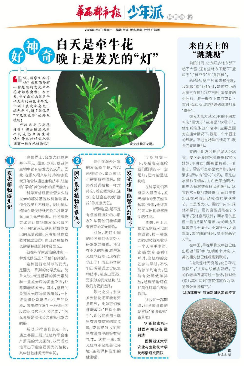 《华西都市报》副刊“少年派”改版升级！一份给孩子看的新闻报来啦