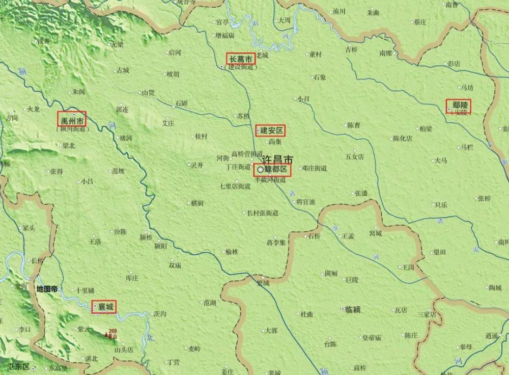 魏都、建安、长葛、禹州，许昌这些地名，都有什么来头？