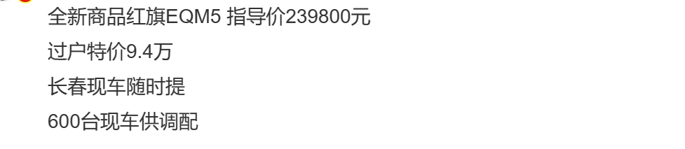 24万降到9万级，红旗中级大轿跑！比亚迪电池，轴距近3米的实力派