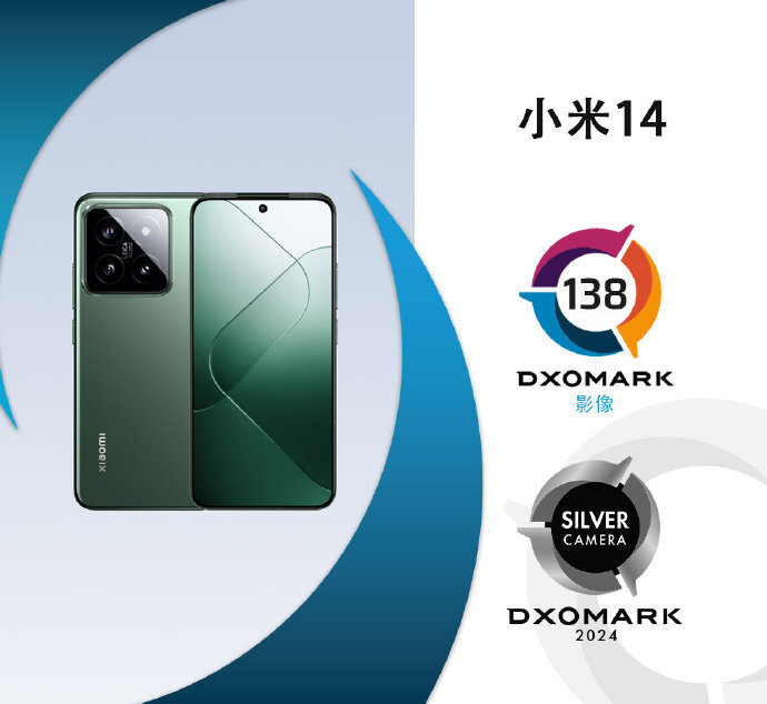 小米 14 DXOMARK 影像、屏幕测试结果出炉，分别为 28 和 53 名