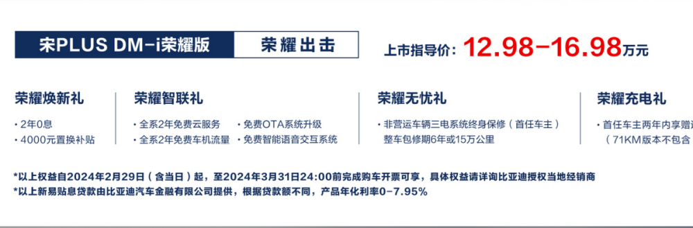 比亚迪继续价格战!“官降”3万推中型SUV改款宋PLUS,还能再降么?