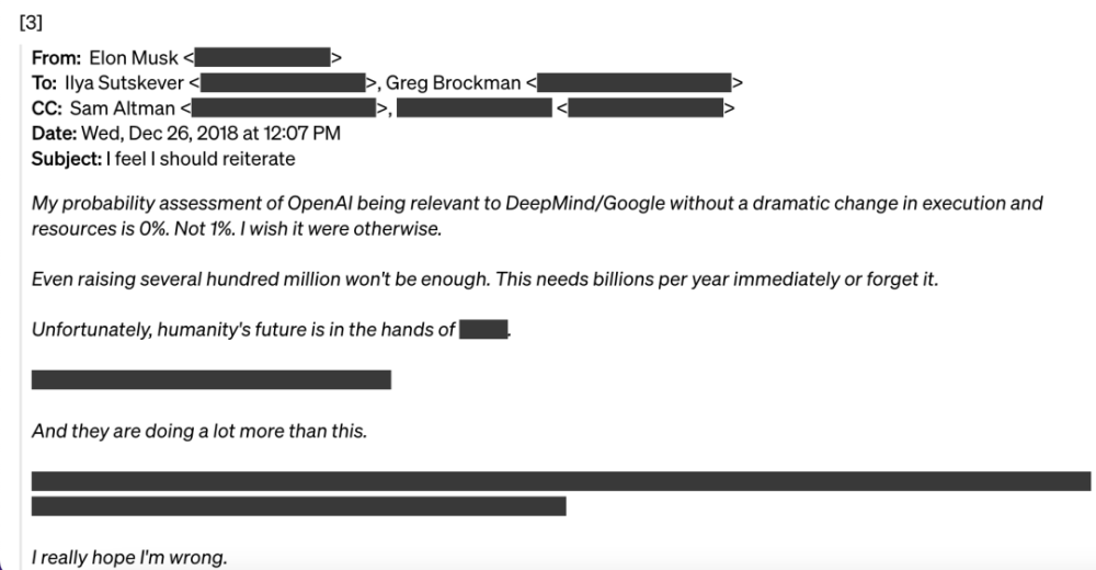 OpenAI回应与马斯克的“爱恨情仇”：事已至此很遗憾！