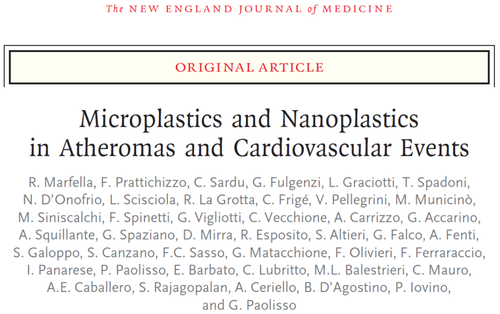 每接触一次塑料都可能伤害心血管！NEJM：58%患者心梗、中风、死亡风险高出3.5倍之多！