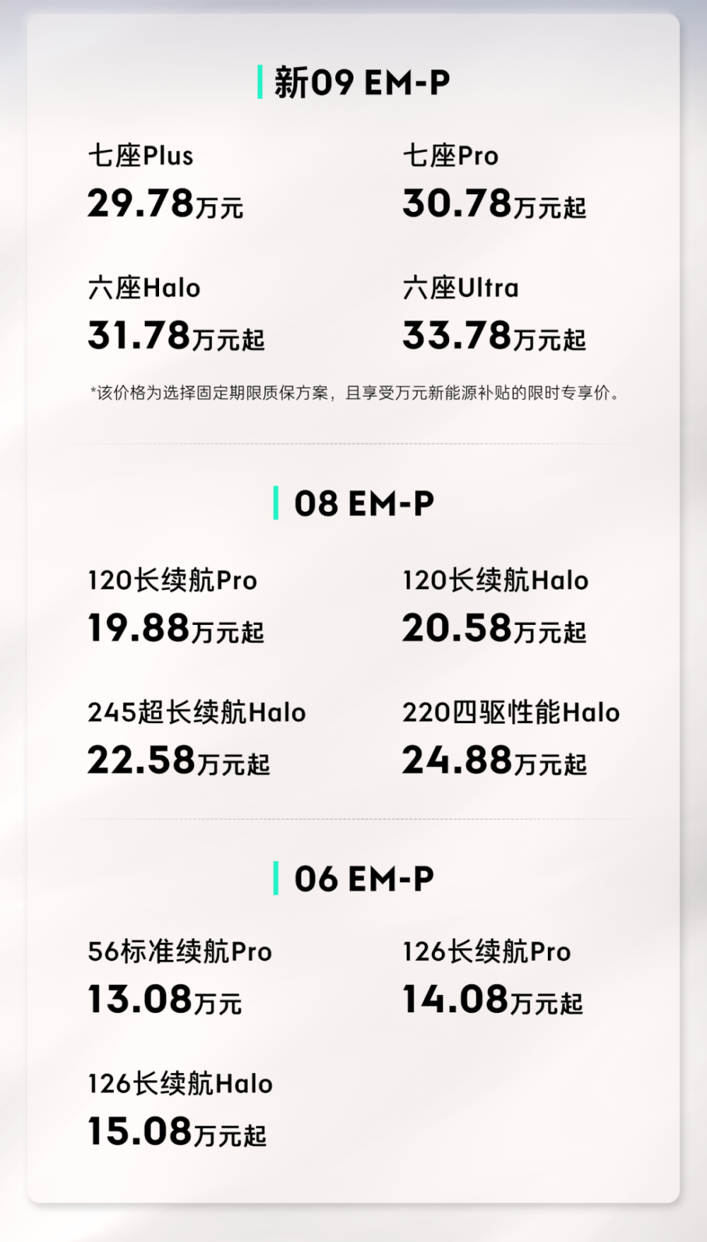 领克汽车官宣降价：含2023款01/03/05/06/09等燃油车，下调1万元