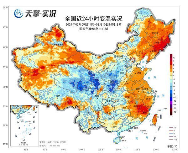 气温：快来几股冷空气，我现在强得可怕。