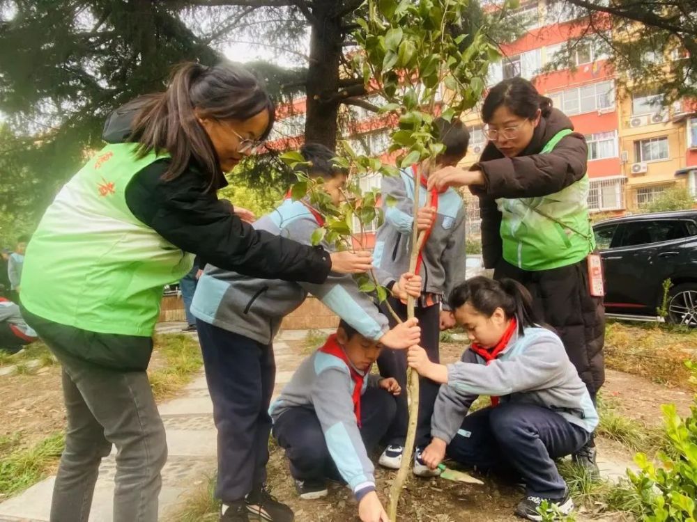 植树节，闵行这些孩子们种上中草药了