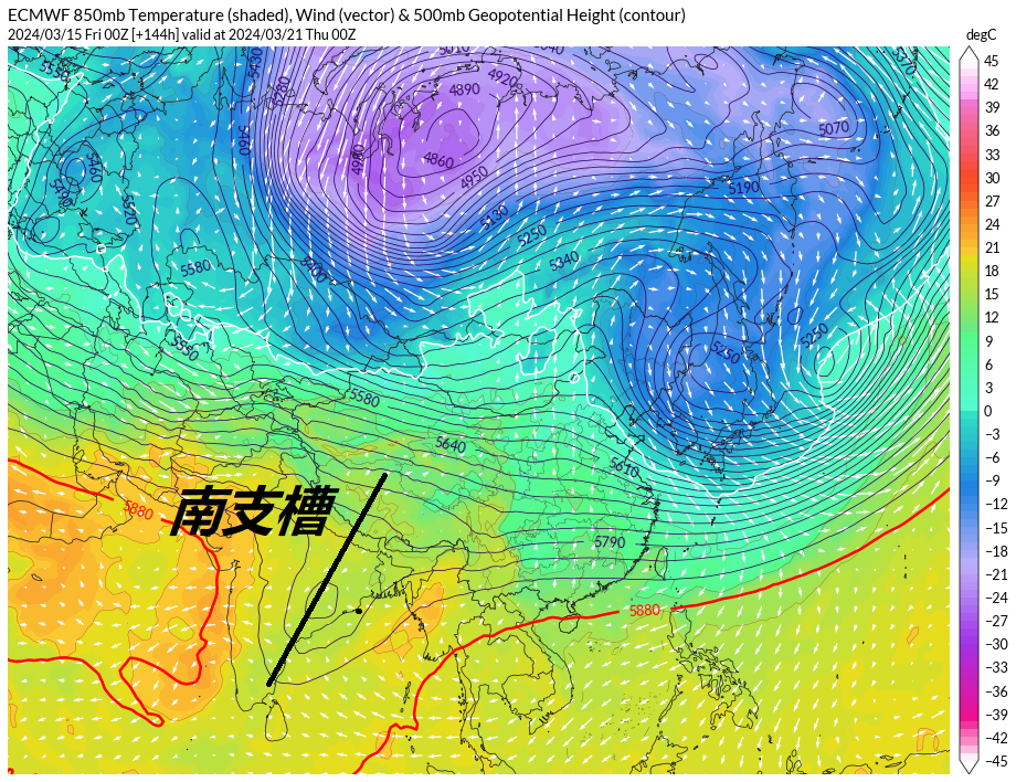 青藏以南超深水槽将现，3月春雨多过头？分析：警惕激烈天气