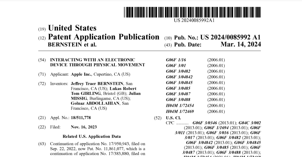 Apple Watch新专利来了！这些新功能有点猛