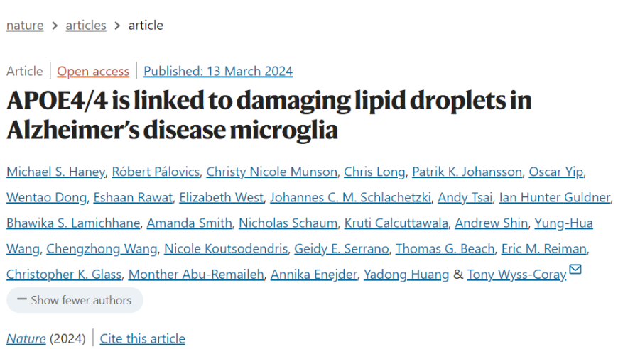 Nature | 隐藏百年的阿尔茨海默病元凶，终于被证实了！