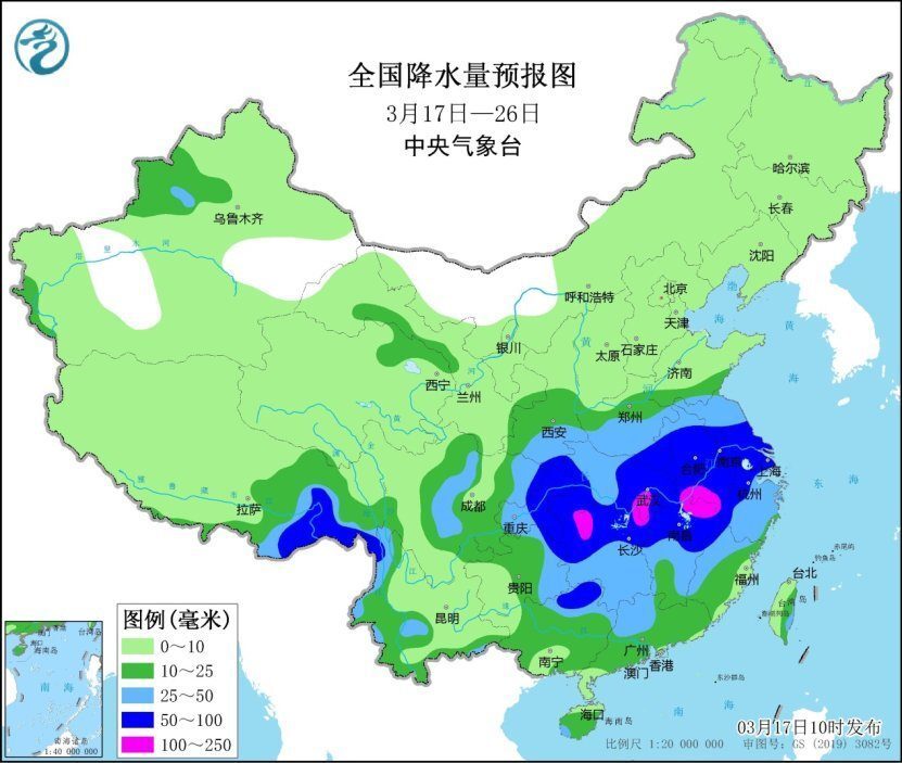 更大范围雨雪形势确定，暴雨大暴雨一起来！分析：或将密集打雷