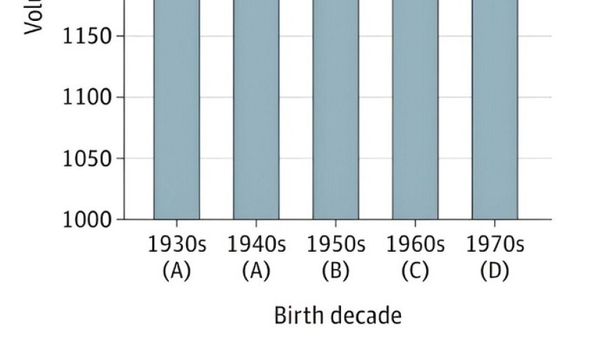 全新研究表明：75年来人类大脑体积的显著增长揭示脑力进化的重要历程