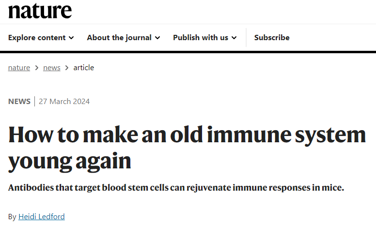 "科学家破解小鼠逆龄抗衰老密码：揭示潜在的免疫系统年轻化机制及其重要性"