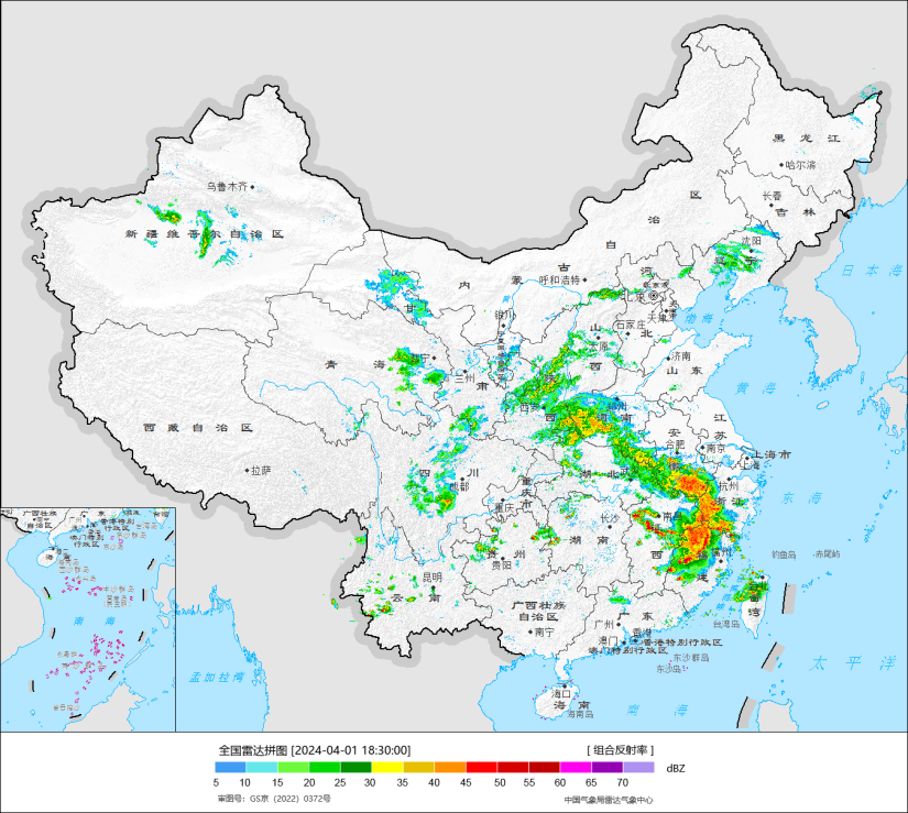 "清明节前9省份暴雨雷电预警发布，未来一周多地将持续降雨"