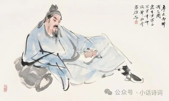 "公元744年：杜甫与李白的相遇与杜甫的思乡之情，影响了他后续的生活态度"