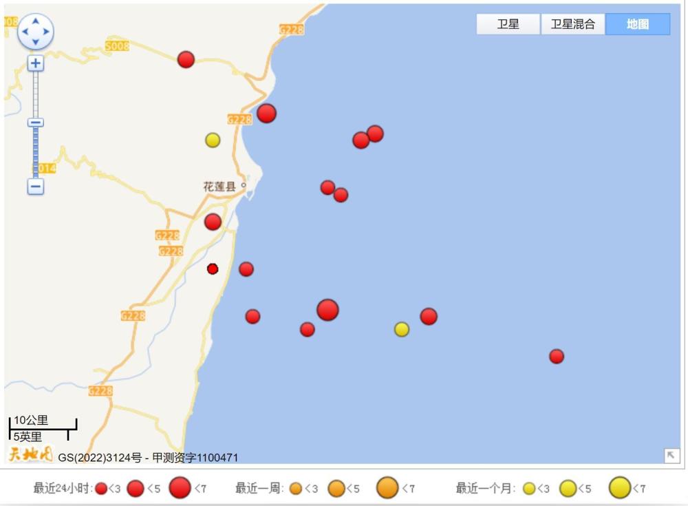 "台湾花莲为何地震频发？百年来的七级以上强震历史解析"