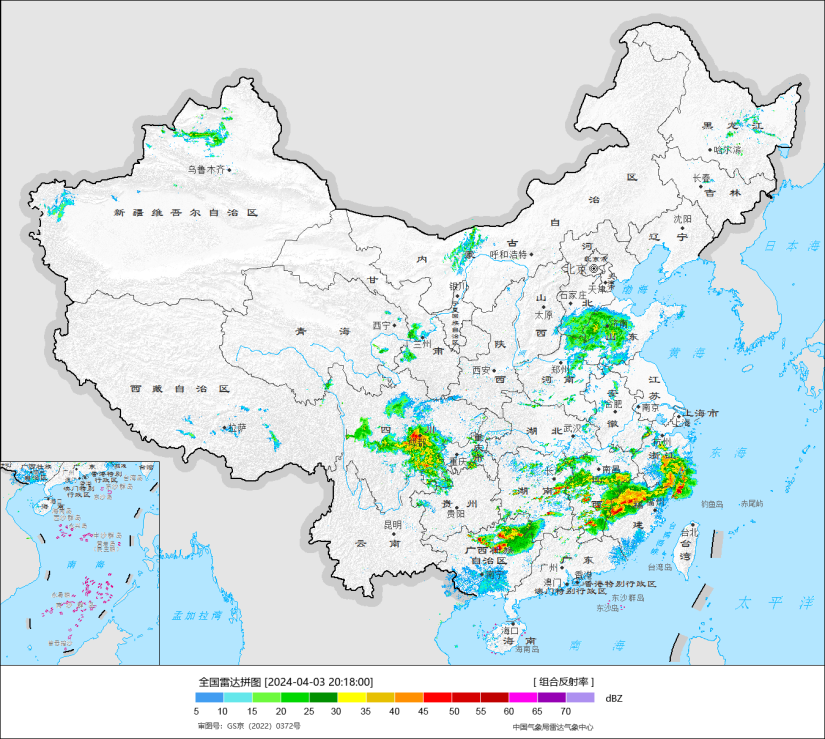 "清明时节华南持续遭遇强降雨 南粤成大暴雨中心，权威预警发布"