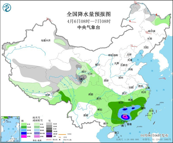 "今明天：江南华南持续降雨，北方气温强劲升势明显"