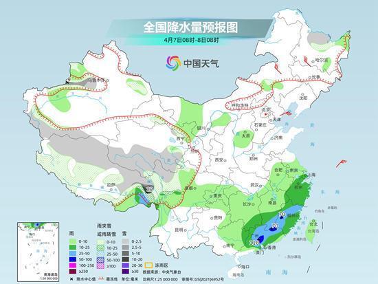 "江南华南降雨转弱，北方气温波动升温，明天将如何演变？"