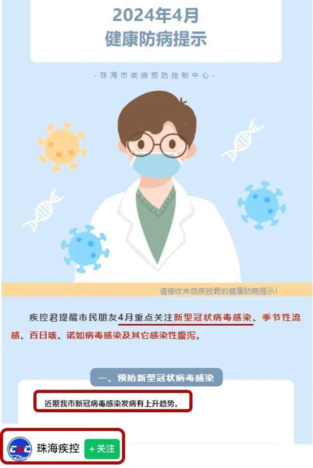 "清明假期来临之际，如何保护自己和他人的健康与安全？仍需关注的四大要点"

或

"春游出行前，请勿忽视这份关于疫情的提醒：有地区4月病例持续上升，还需注意这四个要点！"