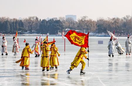 2024年圆明园欢乐冰雪季启幕：精彩冰嬉表演震撼首秀