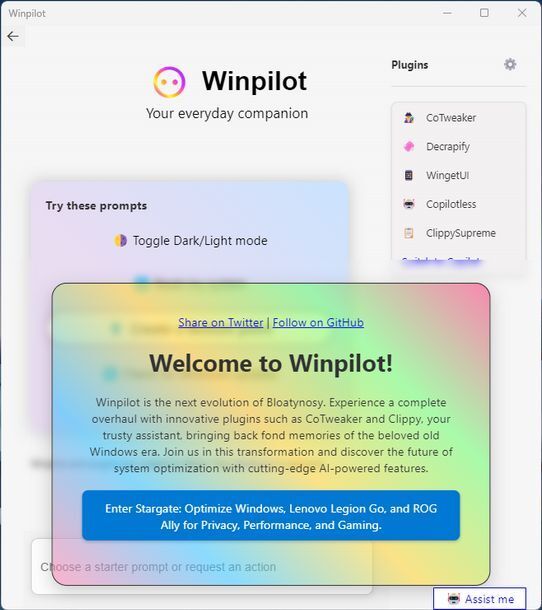 "Win11修正器：Winpilot 3.5.0发布，新功能带来强大工具"