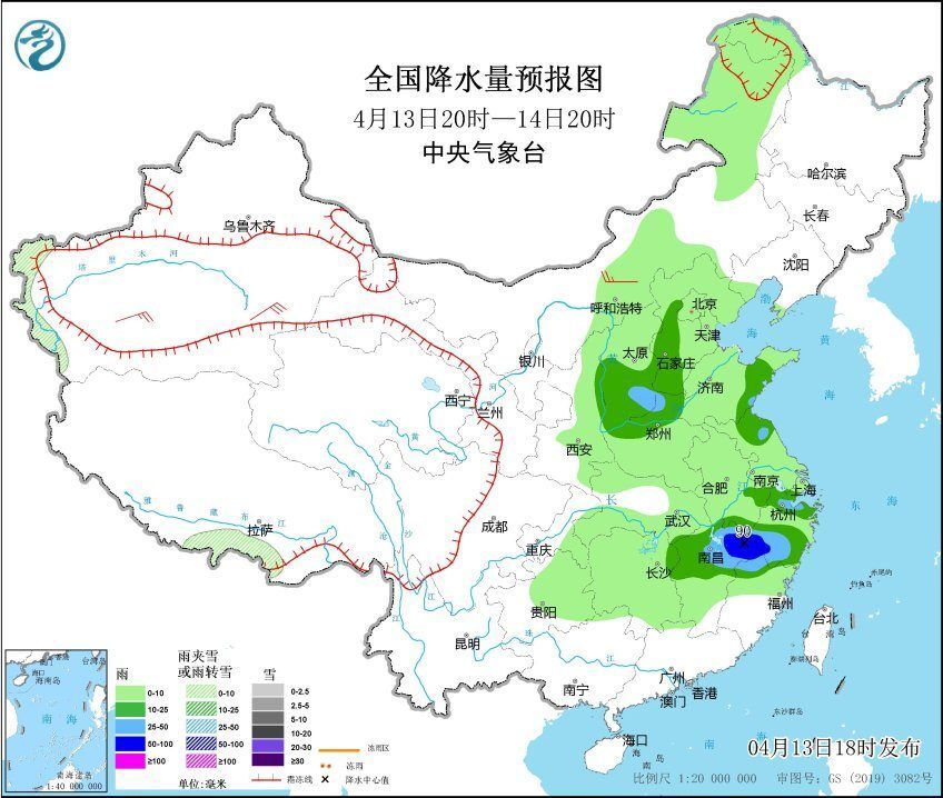 "黄沙暴席卷蒙古高原，北方即将迎来罕见的降雨！未来一周重大气象预警发布"