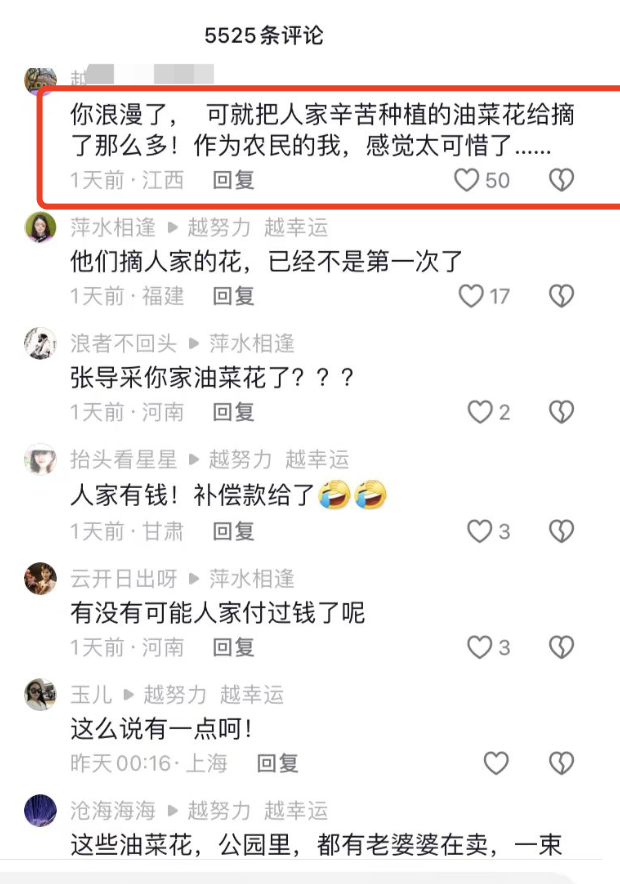 "72岁的老戏骨张纪中携妻去看油菜花，妻子的肚子比杜星霖还要大，网友纷纷大笑："大肚腩！""张纪中带全家看油菜花，妻子大肚子引发热议，网友大笑：杜星霖也太大了！"