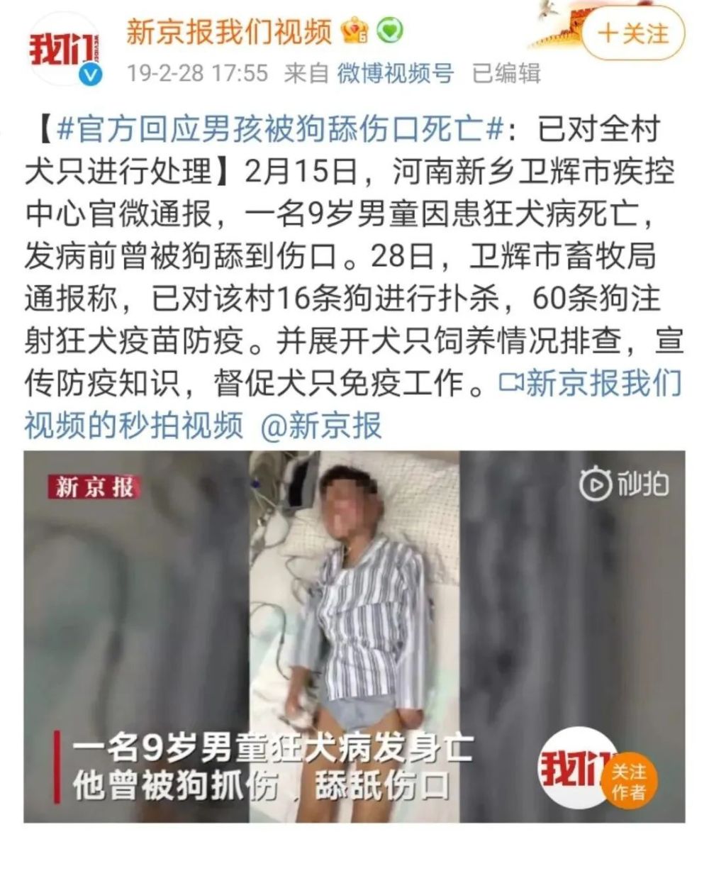 "幼童被狗舔了口，接种狂犬疫苗有何防护措施？专家建议！"