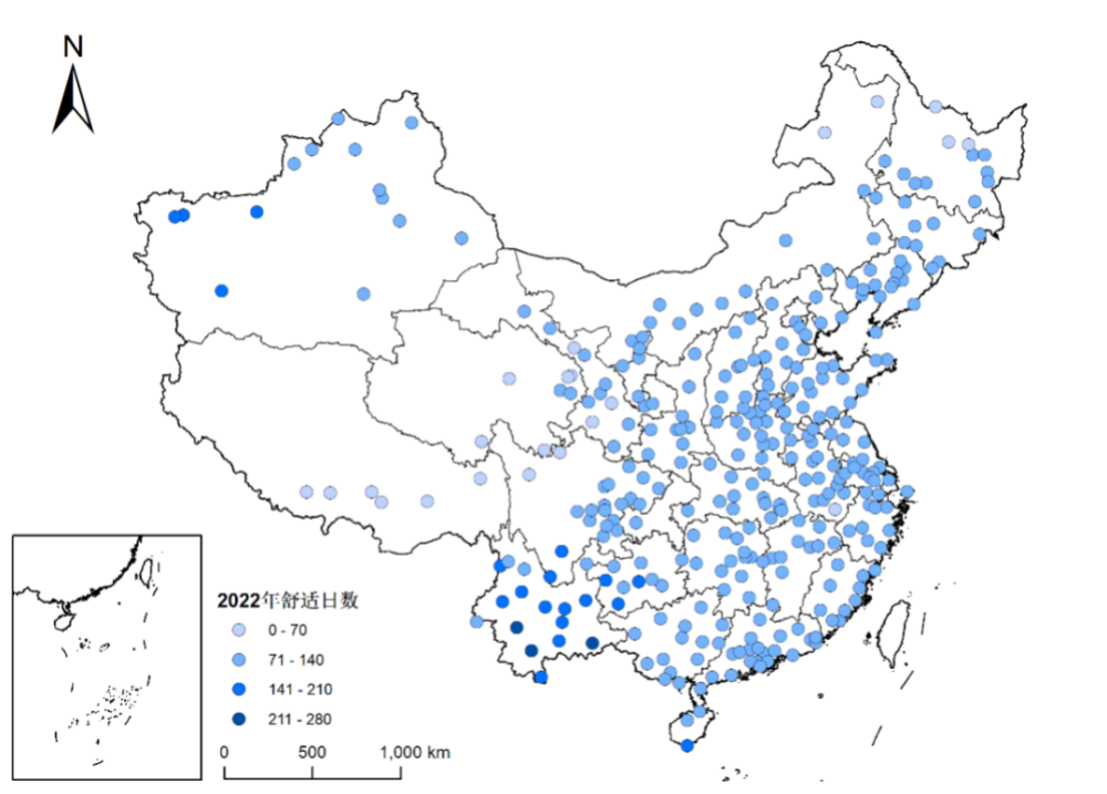 "北京一年中仅占四分之一的好天气，上海天气质量亦不令人满意"