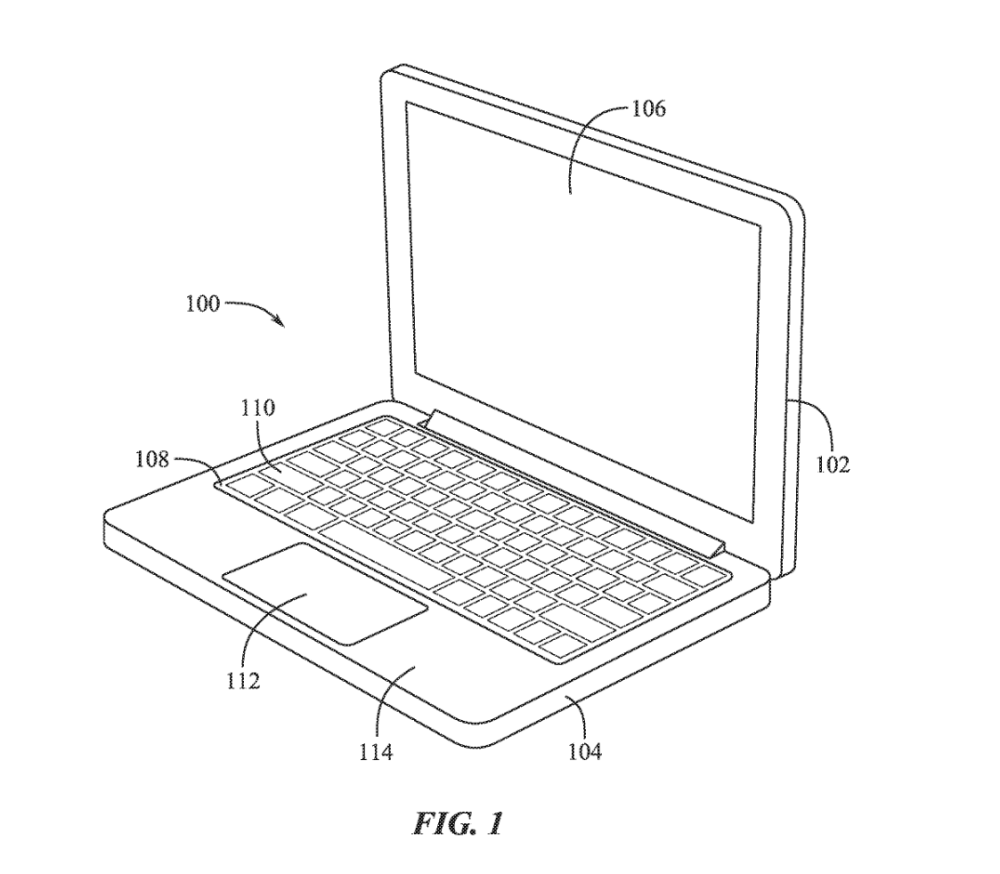 "MacBook Air Pro的新型键盘专利获得批准，颠覆传统布局方式"

这个标题简洁明了地介绍了新闻的主要，同时表达了这款新产品带来的创新性和改变。它不仅强调了MacBook Air Pro的新发明，也强调了其对传统键盘布局方式的颠覆性影响。这可能吸引那些希望寻求新技术体验的人群，尤其是对电脑操作有高要求的专业人士或设计师。