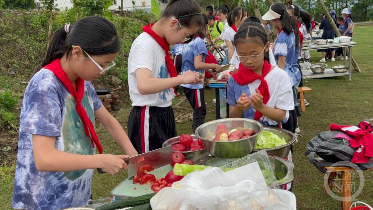 "学校春游活动：孩子们烹饪的绝活展示，带上锅碗瓢盆享受美食乐趣！"