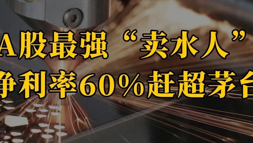 一夜间崛起的股票王者：净利率超茅台的‘卖水人’——A股最强‘卖水人’