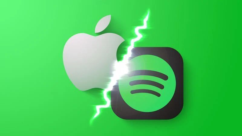 "Spotify与苹果在27%外链佣金问题上再次升级：用户更新被拒绝导致冲突加剧"