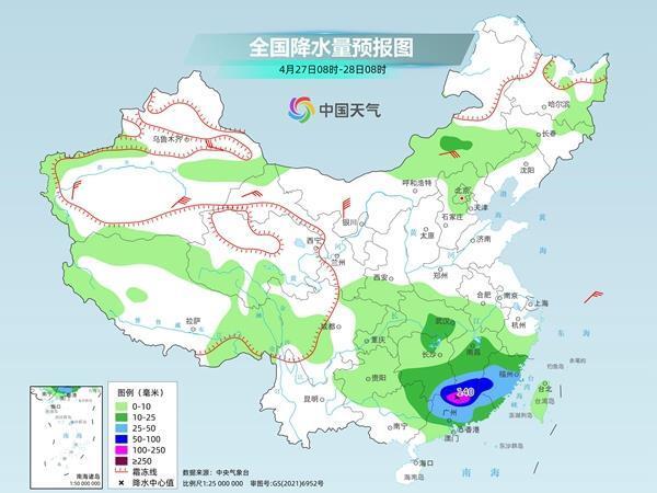 "江南华南迎来降雨最强时段，北方30℃以上地区或成一片雨海"