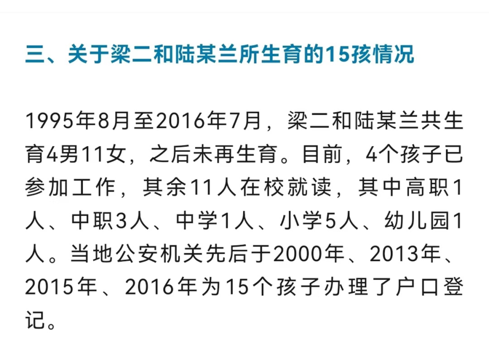 "父亲数量排名：非亿万富豪徐波让孩子数第一"