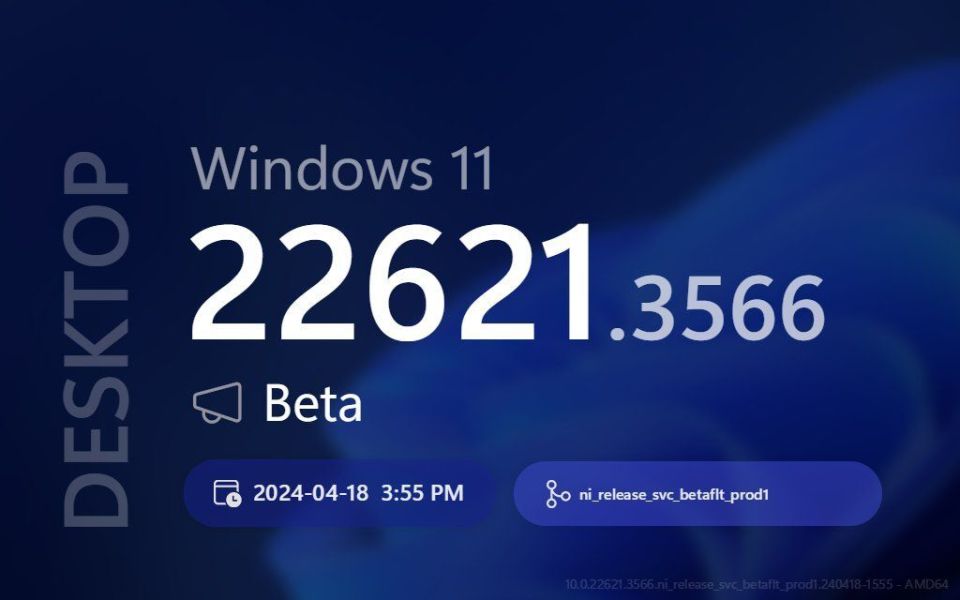 "微软发布Win11 Beta 22635.3566，新增