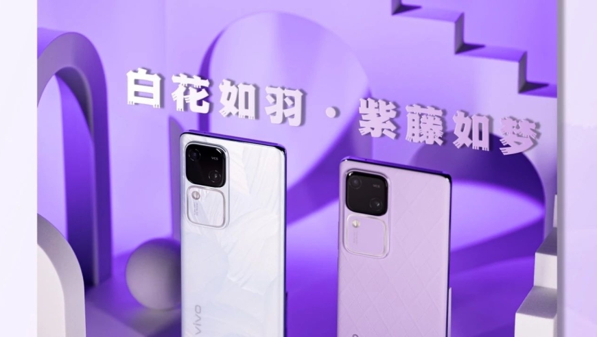 紫藤白雪：vivo S18 菲比雪白对比解析