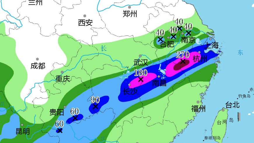 关注江浙沪地区：预示着未来有罕见的无台风天气出现